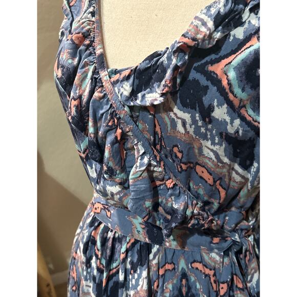 ROXY Y2K Wrap Around Long Dress - Picture 3 of 8